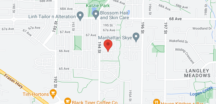 map of 52 19480 66TH AVENUE